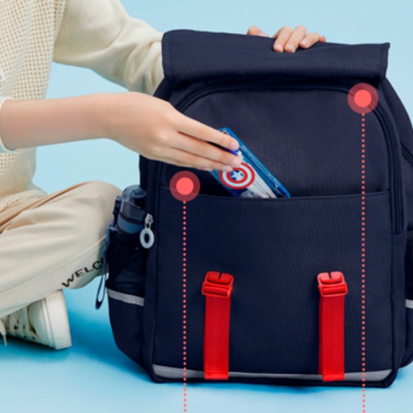 Рюкзак 90 Points Genki School Backpack, темно-синий